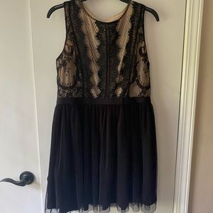 Xhilaration Black Semi Formal Short Dress